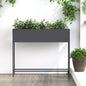 JUNG Vida Hochbeet Gartenpflanzer Anthrazit 100 x 26 x 82 cm Stahl
