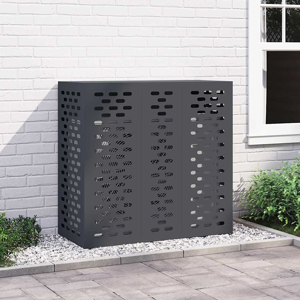 JUNG Vida Klimaanlagenabdeckung Anthrazit 110 x 50 x 105 cm Stahl