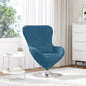 JUNG Vida Eiersessel Blau 63 x 73 x 90 cm Samt