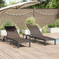 JUNG Vida Sonnenliege 2-Person 3 pcs Braun Poly-Rattan
