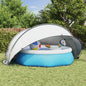 JUNG Vida Pool-Dome Grau und Orange 472 x 460 x 229 cm
