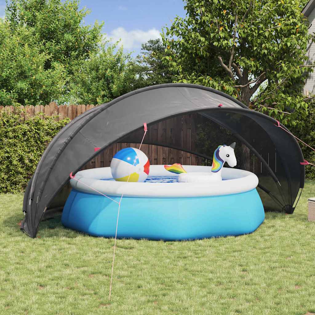 JUNG Vida Pool-Dome Schwarz 500 x 500 x 236 cm