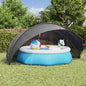 JUNG Vida Pool-Dome Schwarz 500 x 500 x 236 cm