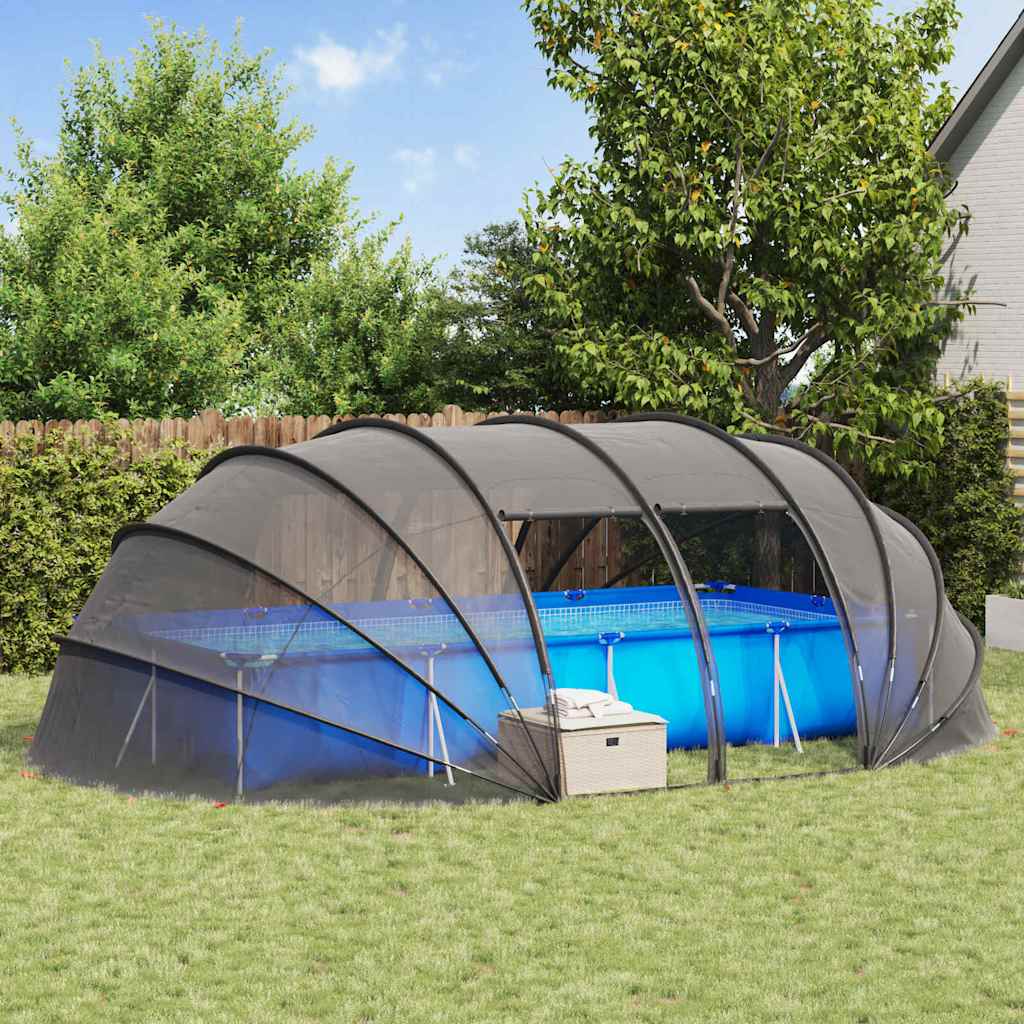 JUNG Vida Poolzelt Kuppel Transparent 538 x 440 x 204 cm