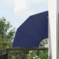 JUNG Vida Balkon Sichtschutz Marineblau 115 x 115 cm Polyester