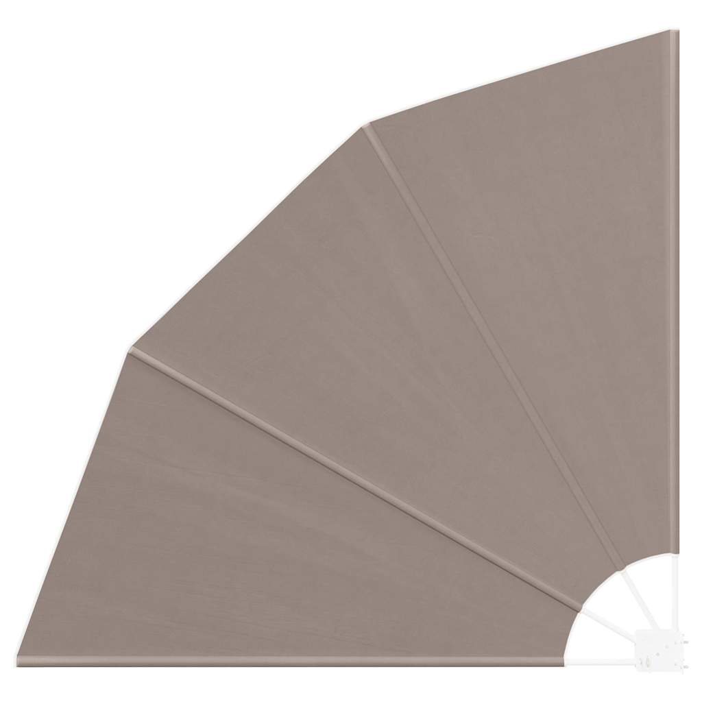 JUNG Vida Balkon Sichtschutz Taupe 160 x 160 cm Polyester