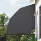 JUNG Vida Balkon Sichtschutz Schwarz 210 x 210 cm Polyester