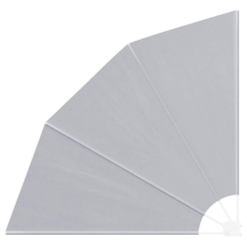 JUNG Vida Balkon Sichtschutz Grau 160 x 160 cm Polyester
