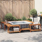JUNG Vida Whirlpool-Umrandung Braun 250 x 250 cm Massivholz Akazie