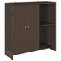JUNG Vida Aufbewahrungsschrank mit Regal Braun 100 x 36 x 102 cm Rattan