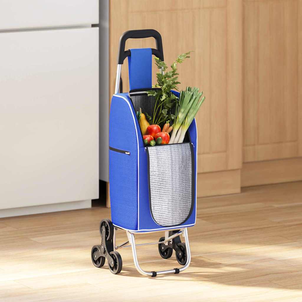 JUNG Vida Einkaufswagen Blau 39,5 x 33 x 93 cm Oxford-stoff