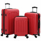 JUNG Vida Koffer mit Schloss 3 pcs Rot 50 x 31 x 78 cm ABS Kunststoff