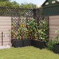 JUNG Vida Garten-Pflanzgefäß 5 pcs Schwarz Stahl