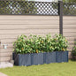 JUNG Vida Garten-Pflanzgefäß 4 pcs Grau 120 x 120 x 142 cm Stahl
