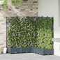 JUNG Vida Garten-Pflanzgefäß 5 pcs Hellgrau 120 x 120 x 125,5 cm Stahl