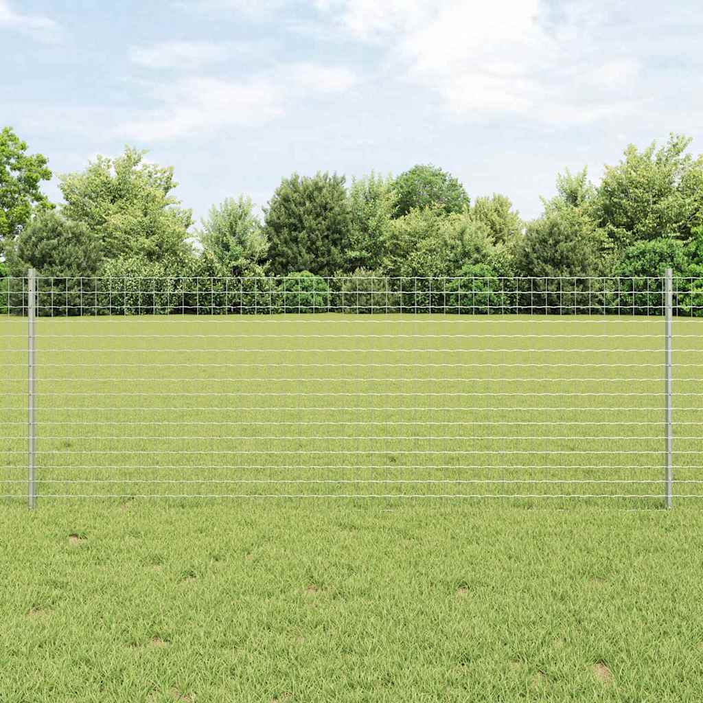 JUNG Vida Zaunpfosten 11 pcs Silber 80 cm Stahl