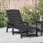 JUNG Vida Sonnenliege Schwarz 195,5 x 53 x 98,5 cm HDPE
