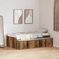 JUNG Vida Bettrahmen mit Schubladen Altholz 80 x 200 cm Holzwerkstoff