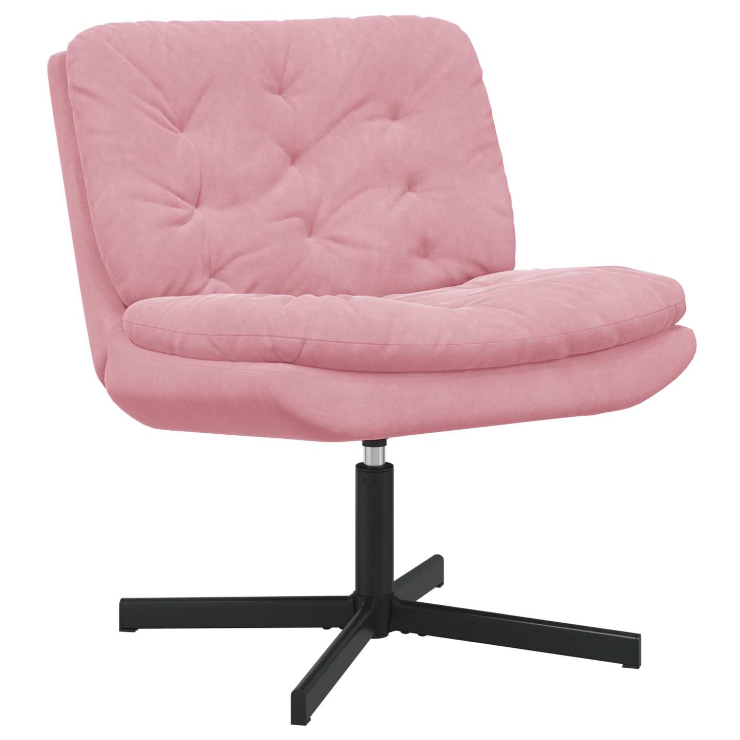 JUNG Vida Drehender Entspannungsstuhl Rosa 63 x 75 x 76 cm Samt