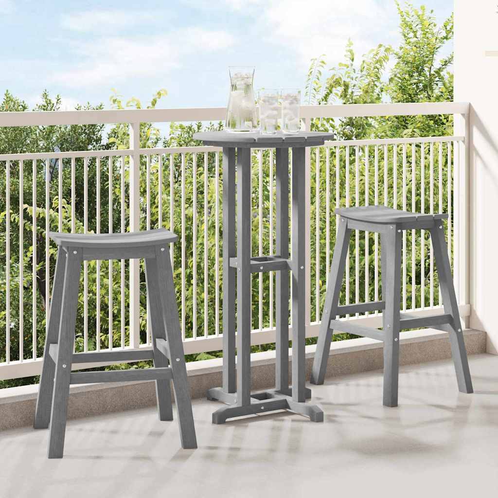 JUNG Vida Garten Bar Set 3 pcs Hellgrau HDPE