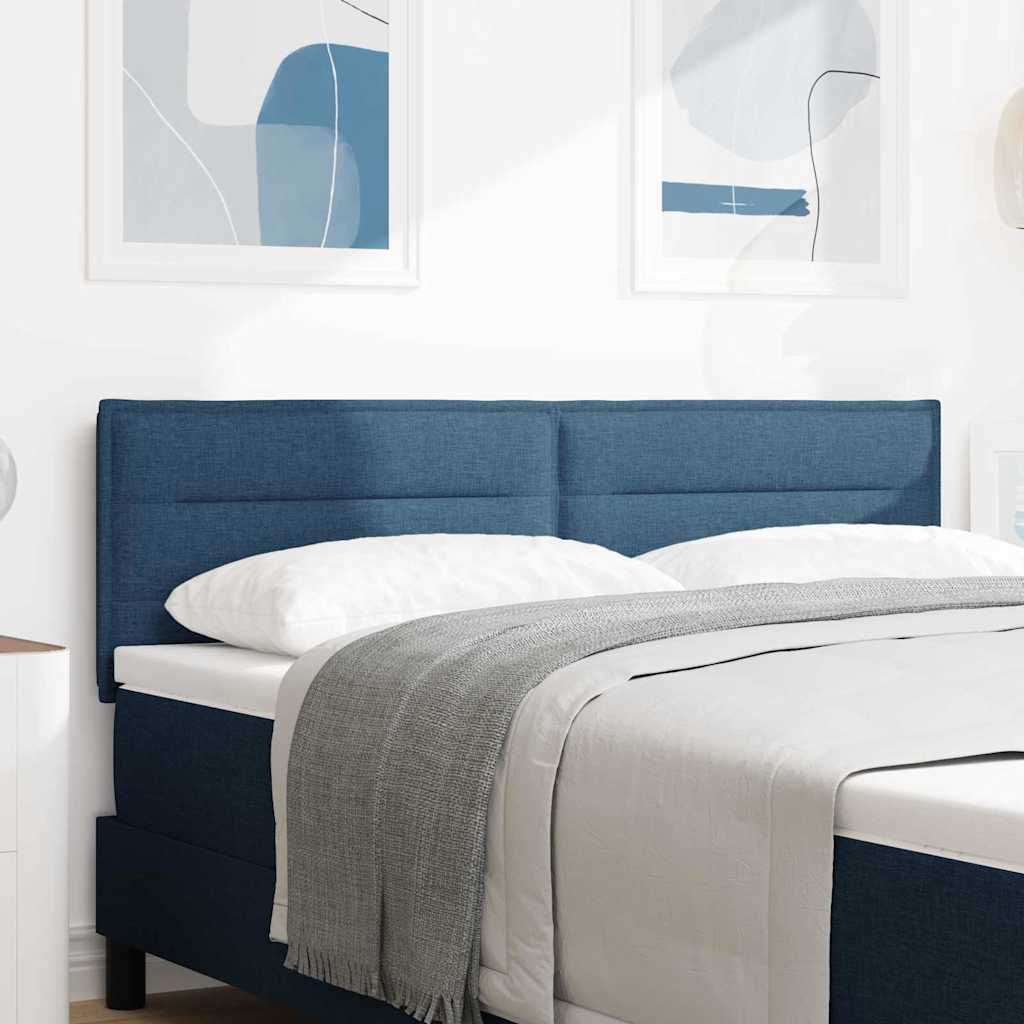 JUNG Vida Kopfteil mit Kopfteil Blau 144 cm Kunstleder