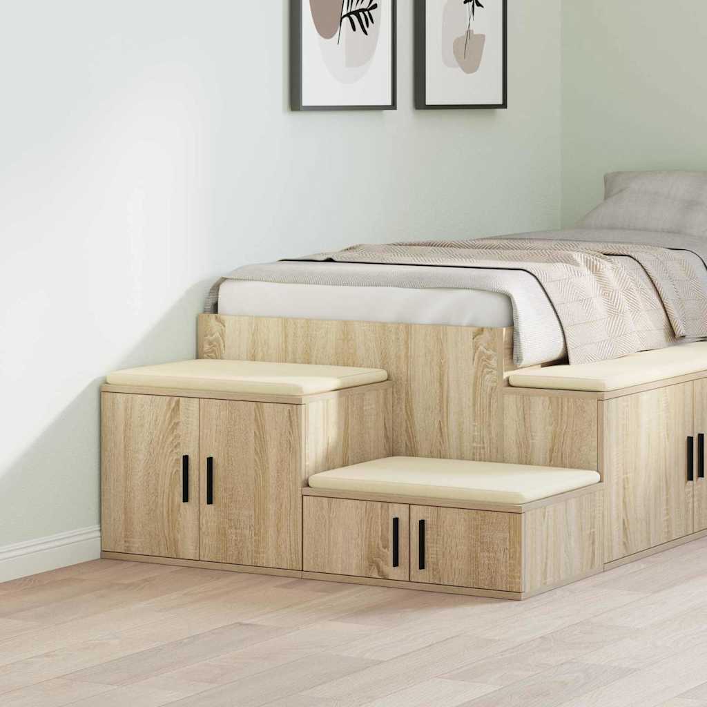 JUNG Vida Aufbewahrungsschrank 2 pcs Sonoma-Eiche 108 x 41 x 40 cm