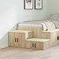 JUNG Vida Aufbewahrungsschrank 2 pcs Sonoma-Eiche 108 x 41 x 40 cm