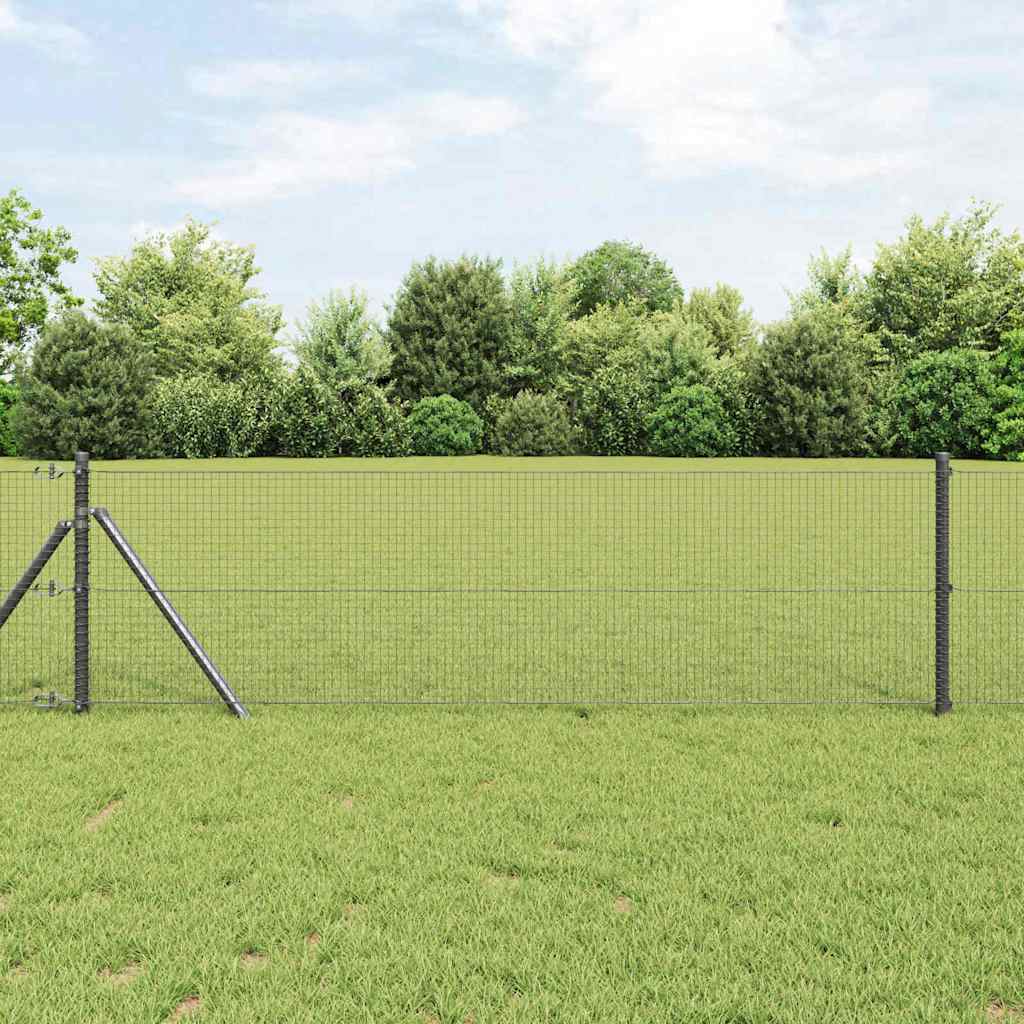 JUNG Vida Geschweißter Drahtzaun Grau 0,6 x 10 m