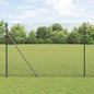 JUNG Vida Geschweißter Drahtzaun Grau 1,5 x 10 m