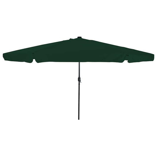 JUNG Vida Garten-Sonnenschirm Grün 395 x 395 x 245 cm Polyester