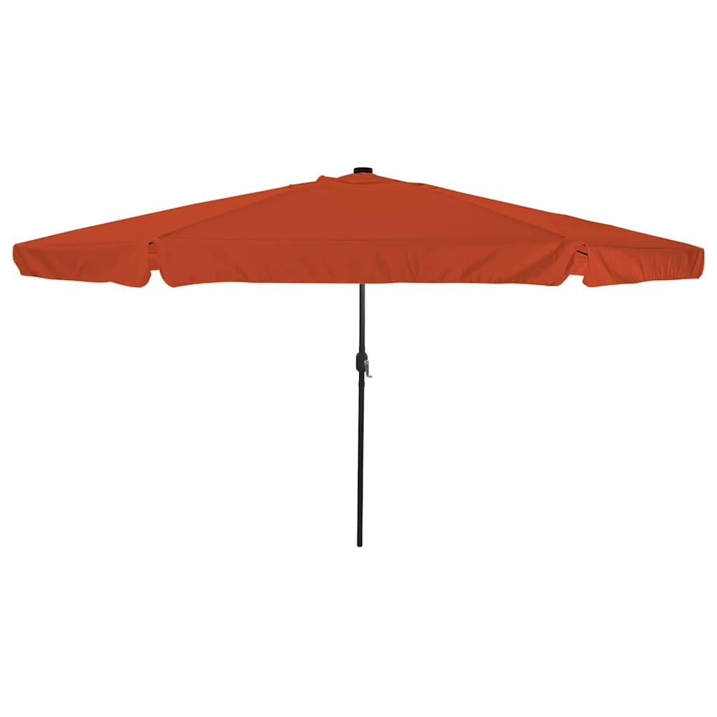 JUNG Vida Garten-Sonnenschirm Terrakotta 395 x 395 x 245 cm Polyester