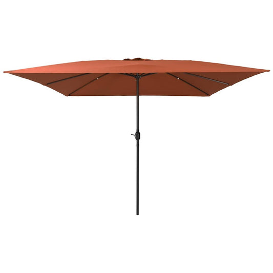 JUNG Vida Garten-Sonnenschirm Terrakotta 295 x 295 x 245 cm