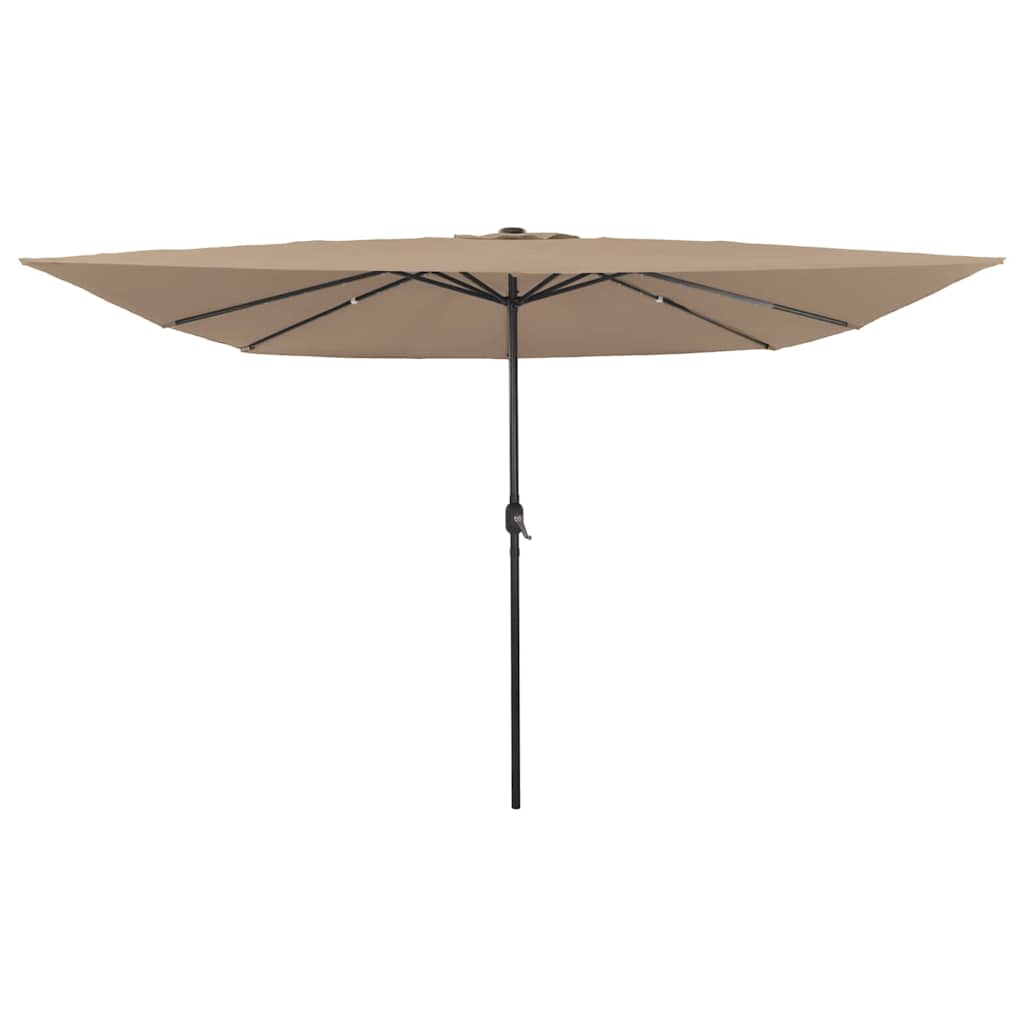 JUNG Vida Garten-Sonnenschirm Taupe 295 x 295 x 245 cm