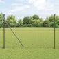 JUNG Vida Eurozaun Grau 1,6 x 10 m PVC-beschichtetes Eisen