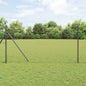 JUNG Vida Eurozaun Grau 1,2 x 10 m PVC-beschichtetes Eisen