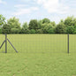 JUNG Vida Eurozaun Grau 0,4 x 25 m PVC-beschichtetes Eisen