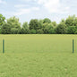 JUNG Vida Zaun mit Pfosten Grün 0,4 x 10 m Stahl und PVC