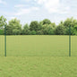 JUNG Vida Zaun mit Pfosten Grün 1,2 x 10 m Stahl und PVC