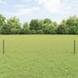 JUNG Vida Zaun mit Pfosten Grau 0,4 x 25 m Stahl und PVC