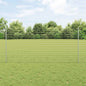 JUNG Vida Zaun mit Pfosten Silber 1,2 x 10 m Stahl