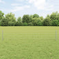 JUNG Vida Zaun mit Pfosten Silber 0,4 x 10 m Stahl