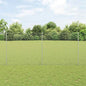 JUNG Vida Zaun mit Pfosten Silber 1,4 x 10 m Stahl