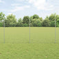 JUNG Vida Zaun mit Pfosten Silber 1,2 x 25 m Stahl