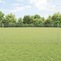 JUNG Vida Zaun mit Pfosten Silber 0,8 x 10 m Stahl