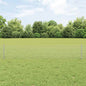 JUNG Vida Zaun mit Pfosten Silber 0,4 x 25 m Stahl