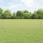 JUNG Vida Zaun mit Pfosten Silber 0,5 x 25 m Stahl