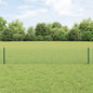 JUNG Vida Zaun mit Pfosten Grün 0,4 x 10 m Stahl und PVC