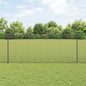 JUNG Vida Zaun mit Pfosten Grau 1 x 10 m Stahl