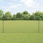 JUNG Vida Zaun mit Pfosten Grau 1,5 x 10 m Stahl