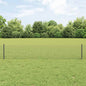 JUNG Vida Zaun mit Pfosten Grau 0,4 x 25 m Stahl und PVC